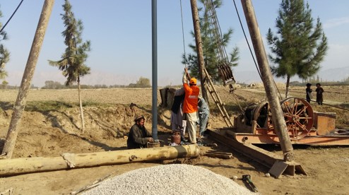 Construction of 123 Deep Tube Wells